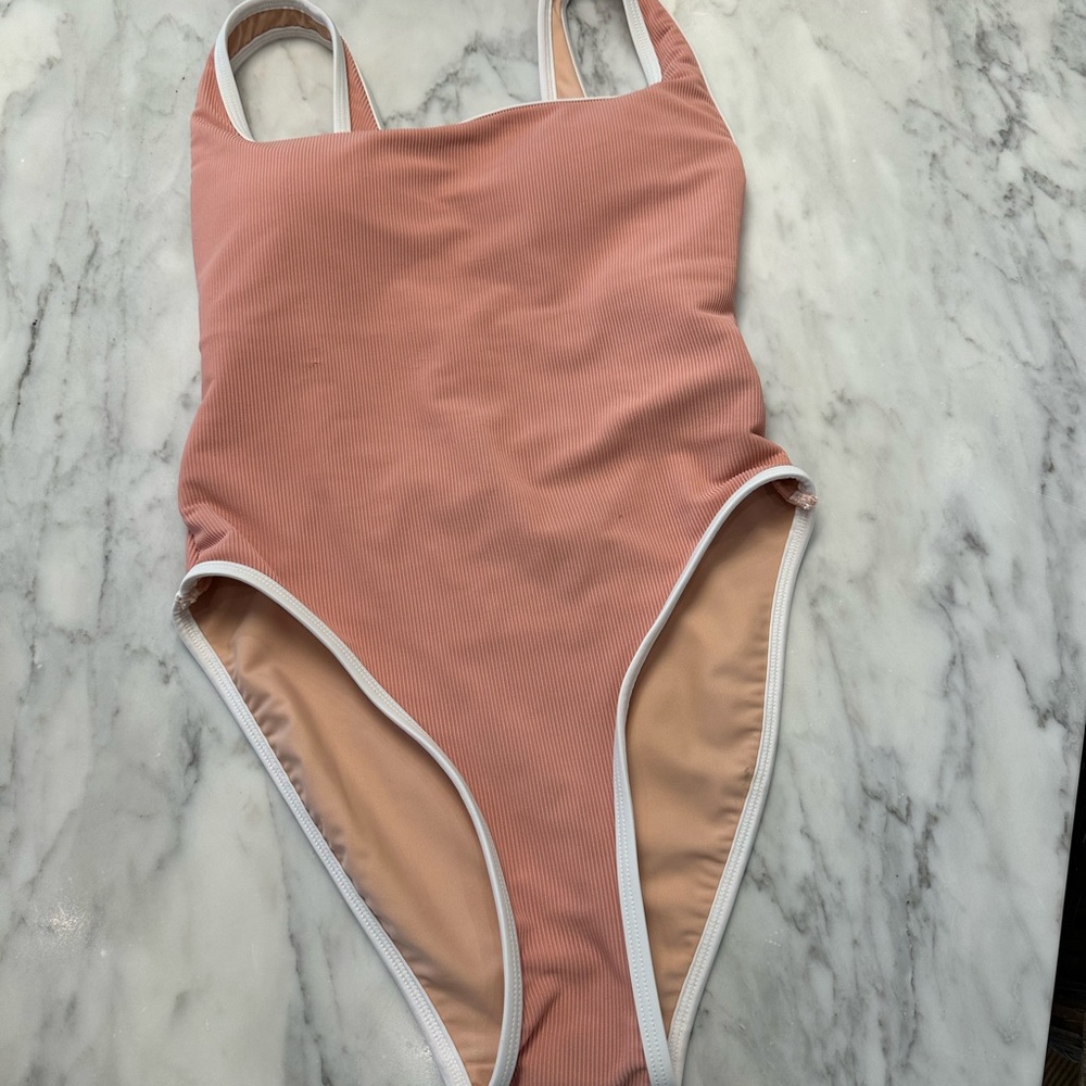 LainSnow blush swimsuit size medium. Sold out color.